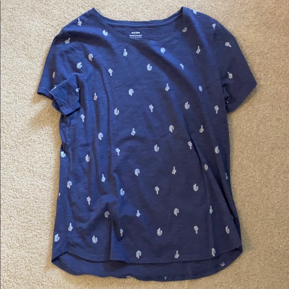 Old Navy Cactus Print Tee
